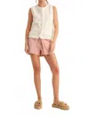 Merci Edith Sweater Vest In Ivory In Pattern