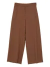 Merci Elastic-waist Trousers In Brown