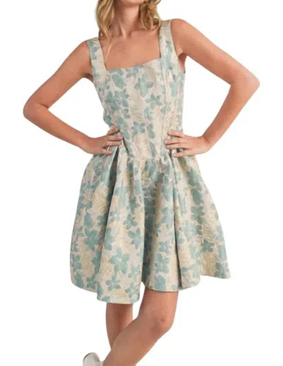 Merci Elegant Moment Dress In Blue