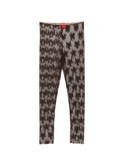Merci Floral-lace Trousers In Multi