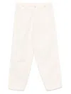 Merci Gabardine Trousers In Neutrals