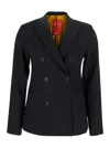 Merci Long-sleeved Suit Jacket In Black