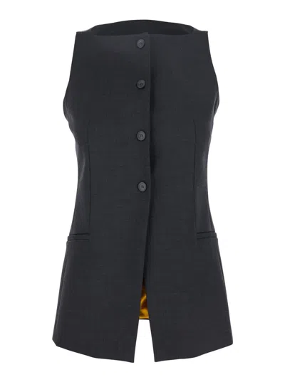 Merci Gilet In Black