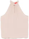 Merci Halter-neck Blouse In Neutrals