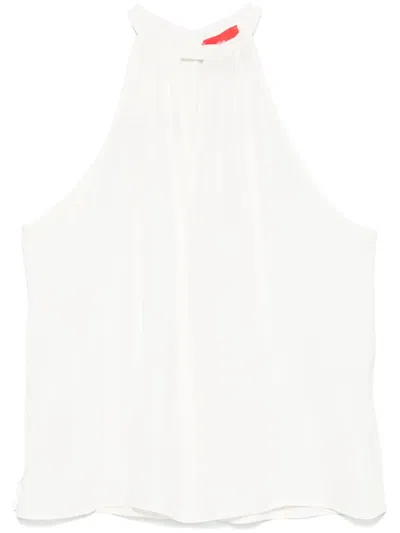 Merci Halterneck Blouse In White