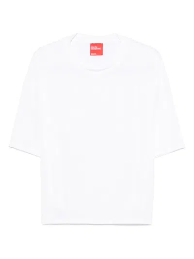 Merci Horseshoe-print T-shirt In White