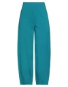 Merci Italia Love Edition Woman Pants Deep Teal Size Xs Viscose, Nylon, Elastane In Green