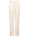 Merci Italia Love Edition Woman Pants Ivory Size 10 Polyester
