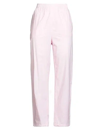 Merci Italia Love Edition Woman Pants Pink Size M Cotton, Elastane