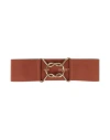 Merci Italia Woman Belt Brown Size Onesize Textile Fibers