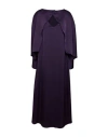 Merci Italia Woman Co-ord Dark Purple Size 6 Polyester In Purple