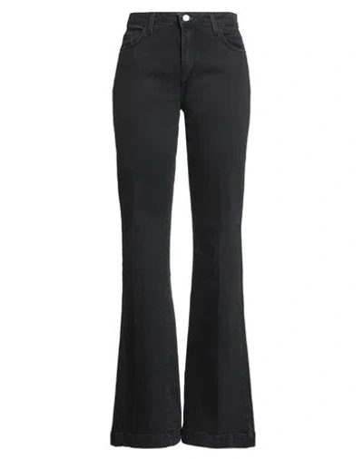Merci Italia Woman Jeans Black Size 27 Cotton, Elastane