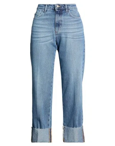 Merci Italia Woman Jeans Blue Size 28 Cotton