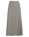 Merci Italia Woman Maxi Skirt Beige Size 8 Polyester, Viscose, Elastane