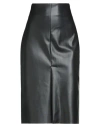 Merci Italia Woman Midi Skirt Black Size 6 Polyester, Polyurethane