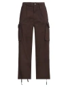 Merci Italia Woman Pants Brown Size M Cotton, Elastane