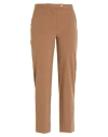 Merci Italia Woman Pants Camel Size 4 Polyester, Viscose, Wool, Elastane In Sand
