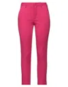 Merci Italia Woman Pants Fuchsia Size 10 Cotton, Nylon, Elastane In Pink