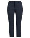 Merci Italia Woman Pants Midnight Blue Size 10 Cotton, Nylon, Elastane