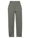 Merci Italia Woman Pants Military Green Size 8 Cotton, Elastane