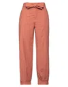 Merci Italia Woman Pants Tan Size 4 Cotton, Elastane In Brown