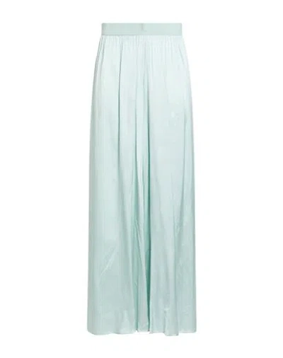 Merci Italia Woman Pants Turquoise Size S Viscose In Blue