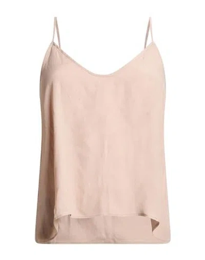 Merci Italia Woman Top Blush Size M Acetate, Silk