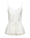 Merci Italia Woman Top Off White Size Xs Polyester, Elastane