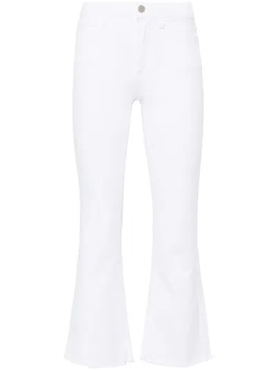 Merci Jent Cropped Jeans In White