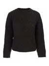 Merci Maglia Textured Knit Knitwear In Brown