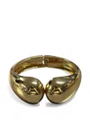 Merci Maracuja Hinged Bangle In Gold