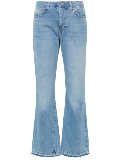 Merci Marie Cropped Jeans In Blue