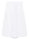Merci Slub-texture Trousers In White