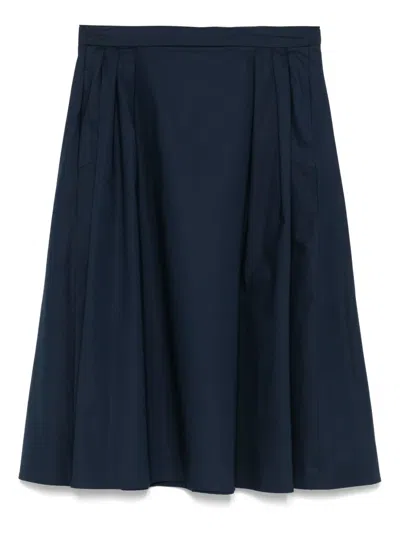 Merci Pleat-detail Midi Skirt