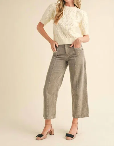 Merci Preppy Popcorn Sweater In Ivory In Multi