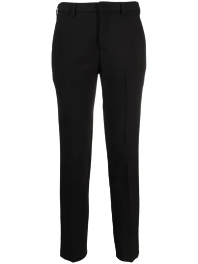Merci Pressed-crease Slim-fit Trousers In Black