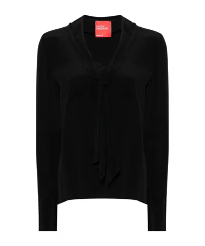 Merci Scarf Blouse In Black