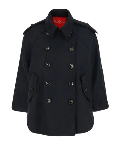 MERCI MERCI DOUBLE-BREASTED OVERSIZED COAT