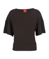 Merci Short-sleeved T-shirt In Brown