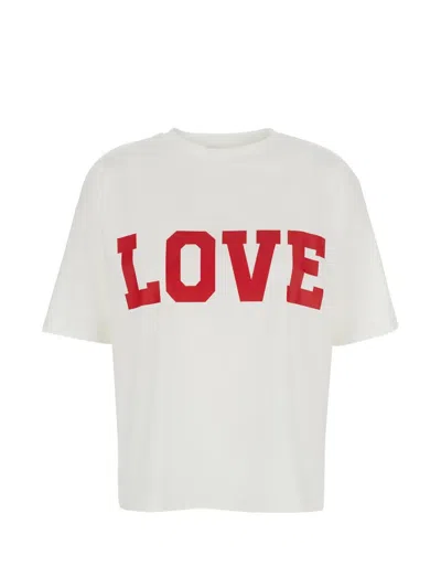 Merci Short-sleeve T-shirt In White