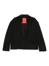 Merci Single-button Blazer In Black