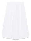Merci Slub-texture Trousers In White