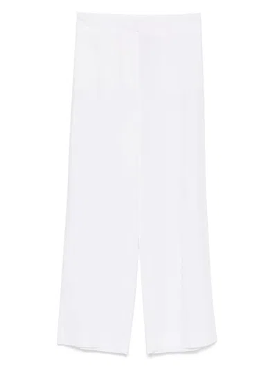 Merci Straight-leg Trousers In White