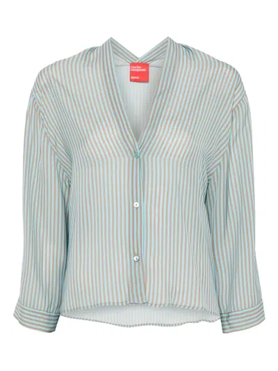 Merci Striped Shirt In Blue