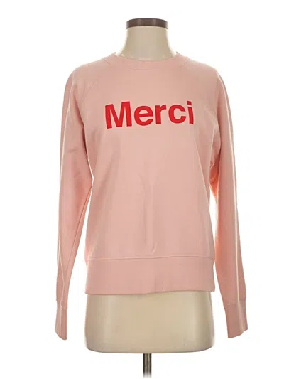 Pre-owned Merci Sweatshirt In Pink