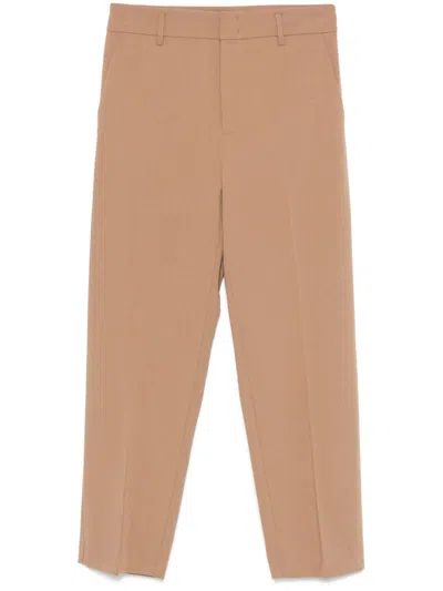 Merci Tailored Trousers In Brown