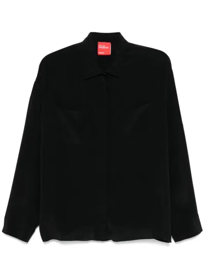 Merci Textured Shirt In Black