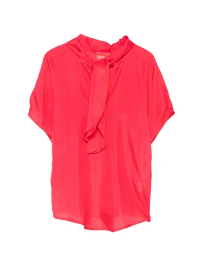 Merci Tie-neck Top In Pink