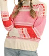 Merci Valentine Sweater In Pink In Pink