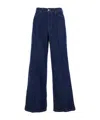 Merci Wide-leg Jeans In Blue
